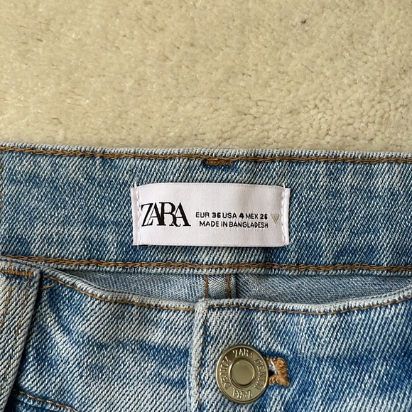 Zara THE ‘90S SLIM CROPPED JEANS - Picture 6 of 9